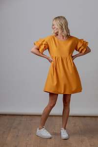 Mi Moso Dora Dress - Mustard