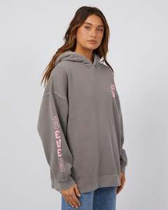 Clothing: All About Eve Santa Monica Hoodie - Charcoal