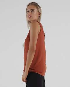 Betty Basics Dallas Reversible Tank Terracotta