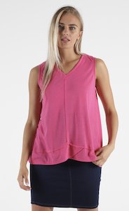 Betty Basics Halle Tank Fuchsia