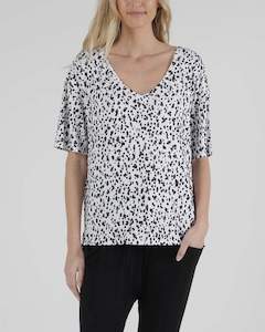 Betty Basics Boyfriend Tee Dalmatian