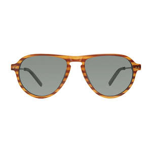 Accessories: Prive Revaux Sunglasses The Baron - Brown Stripe