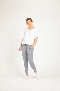 Betty Basics Barcelona Pant -  Navy/White stripe