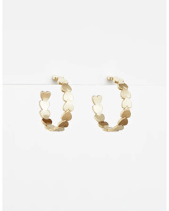 Stella + Gemma - Hoop of Hearts Earrings