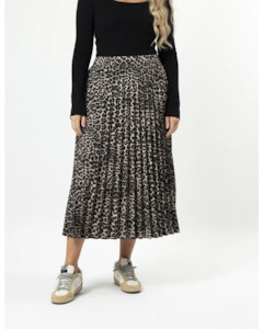 Stella Gemma: Stella + Gemma Brigette Skirt - Leopard