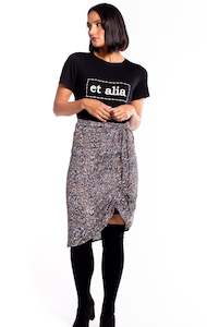 et alia Kennedy Skirt Black Marble