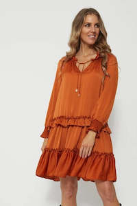 Stella + Gemma Kate Dress - Rust