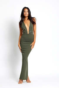 Womenswear: Mila Gown Khaki