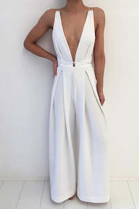 Khloe Jumpsuit White