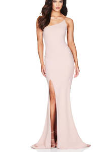 *BUY NOW* Jasmine One Shoulder Blush Gown