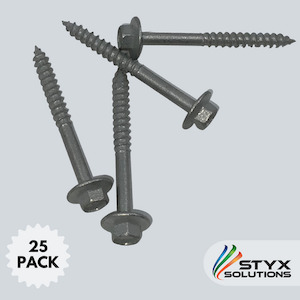 Farm produce or supplies wholesaling: Fastener- HEX W/F T17 NO NEO- 12g x 45mm Styx Solutions