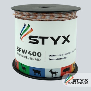 Firewire/Braid 6 S/S 3mm wires x 400m Styx Solutions