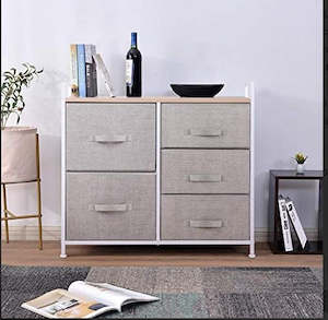 Lesser Chest of Drawers with cardboard drawer