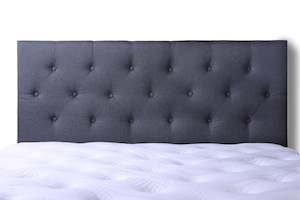 Furniture: Fenland Headboard Grey Super King