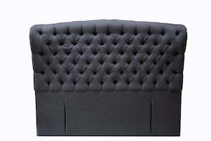 Furniture: BIRMINGHAM Headboard Charcoal Super King