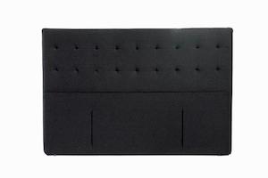 Furniture: Boston Headboard Charcoal Super King