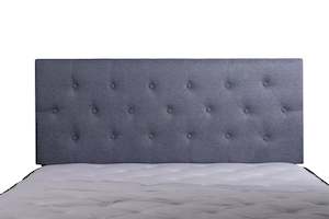 Furniture: Fenland Headboard Light Grey King Size