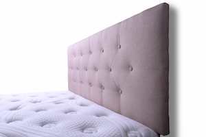 Furniture: Fenland Headboard Beige King Single