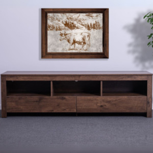 Furniture: 'Sintra' Walnut Entertainment Unit