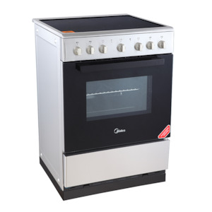 Midea 24DME4R109 Free standing Ceramic cooker/Over Stainless Steel