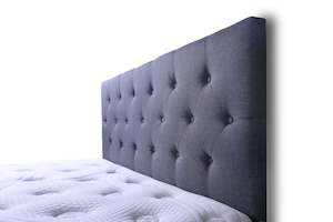 Furniture: Fenland Headboard Grey Double