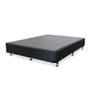 Furniture: Leslie Base NZ Made Charcoal Double