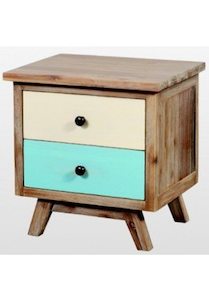 Casablanca 2 Drw Bedside – Blue ( MIn Order 2 )