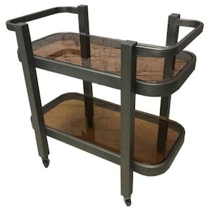 Furniture: Martinez Drink Trolley – Tawney Glass