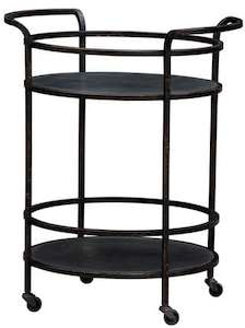 Furniture: Round Wine Trolley