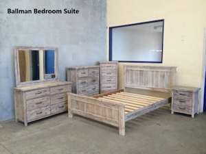 Furniture: Ballman King Bed Frame