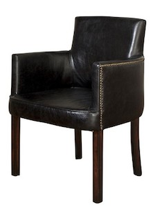 Furniture: Ithaca Carver Chair Belon Black