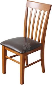 Kingston Dining Chair – Oak- PU