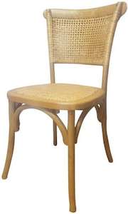 Rattan Weave Dining Chair – Oak