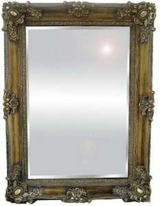 Furniture: Gold Mirror