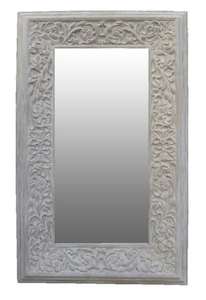 Furniture: Gothic Mirror Antiqued Cream