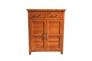 Furniture: Tina – Std Stain Shoe Cabinet