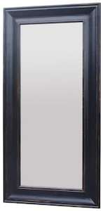 Solid Oak Mirror – Black