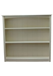 Furniture: SC-12X12x29 Scrubby Creek 12 12 29D Bookcase- Cream Lacquer