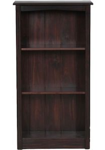 Furniture: SC-12X6-24 Scrubby Creek 12 6 24D Bookcase- Dark Mahogany Lacquer