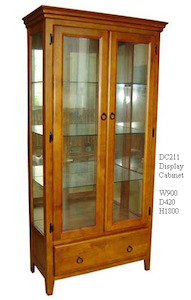 Hampton Display Cabinet – 1 Drw