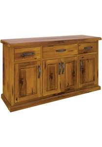 Furniture: American Rustic 4 Drw Buffet