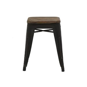 Colonial Stool, 45cm – Elm Seat