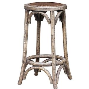 Bar Stool – Natural Elm Wood