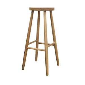 Vaasa Oak Barstool – 75cm, Natural