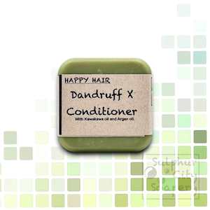 Soap manufacturing: Dandruff X Conditioner bar.