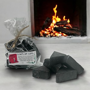 Lumps of Coal - scented soap