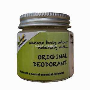 Original natural deodorant.