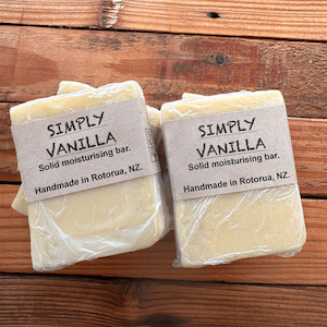 Simply vanilla, Solid lotion bar.