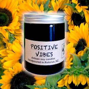 Positive Vibes soy candle. 150g