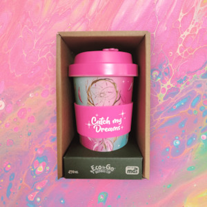 Catch my dreams, eco-to-go cup.